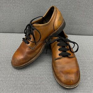 Danger Mt.Tabor 643 Harvest Brown Men’s EE Leather Oxford Shoes‎ Size 9